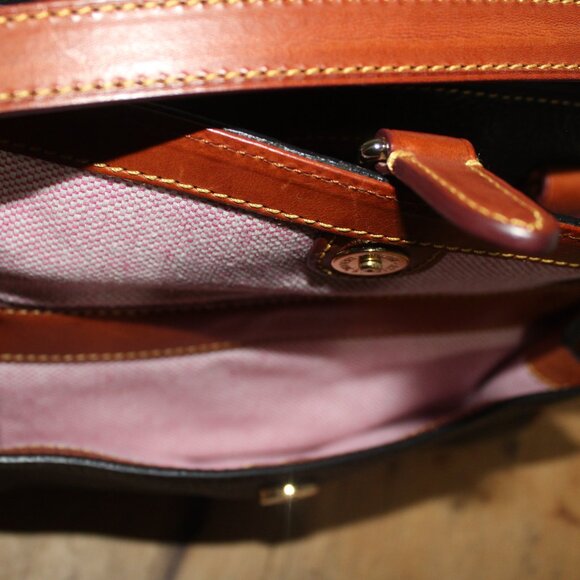 Dooney & Bourke Black and Tan Crossbody Bag - Picture 10 of 10